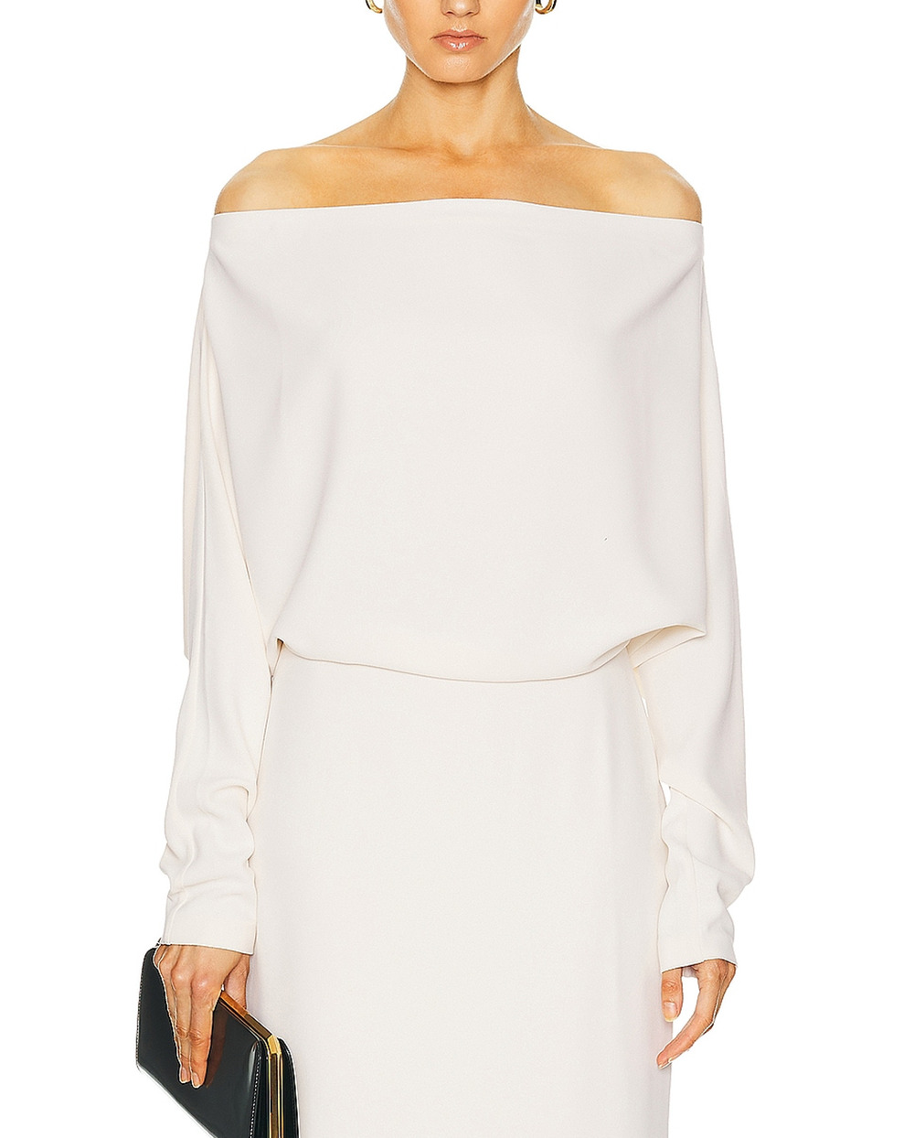 L'Academie Off Shoulder Ivory Katia Top Size M